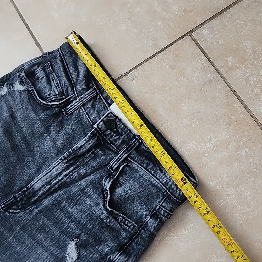 MOTHER  Distressed High Waisted Rider Ankle Jeans Size 25 - Picture 9 of 15